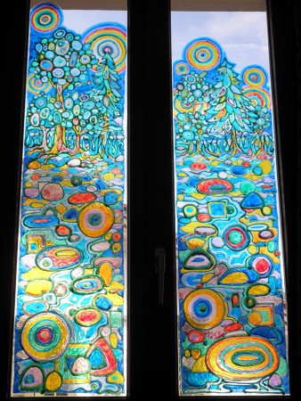 Window Colors im Parterre Westseite im Atelier Gartenstrasse, 2013